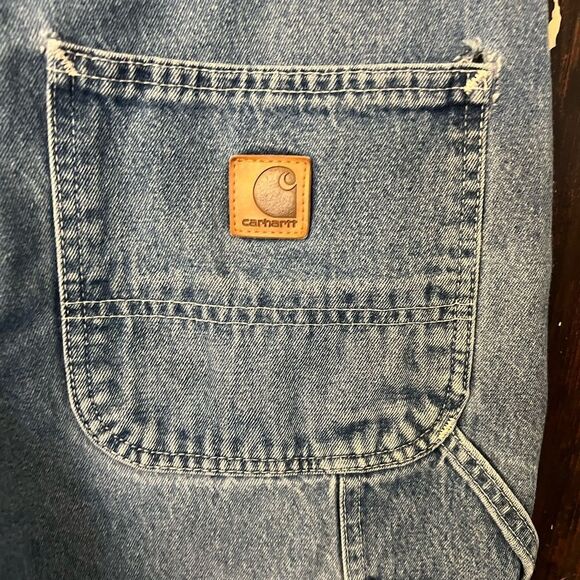 Carhartt men’s Original Dungaree Fit. carpenter Jeans. Size 33 x 32 - Picture 3 of 7